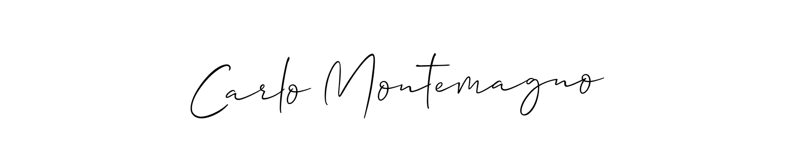 Make a short Carlo Montemagno signature style. Manage your documents anywhere anytime using Allison_Script. Create and add eSignatures, submit forms, share and send files easily. Carlo Montemagno signature style 2 images and pictures png