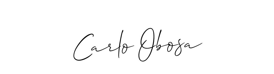 Also we have Carlo Obosa name is the best signature style. Create professional handwritten signature collection using Allison_Script autograph style. Carlo Obosa signature style 2 images and pictures png