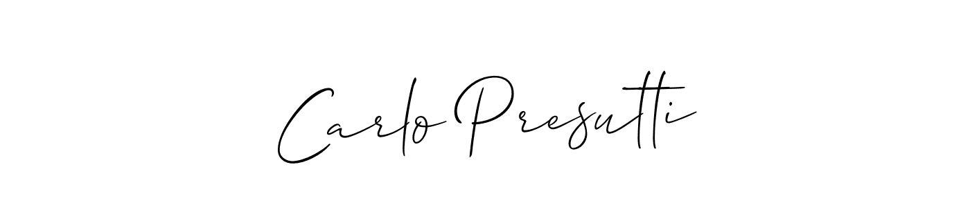 You can use this online signature creator to create a handwritten signature for the name Carlo Presutti. This is the best online autograph maker. Carlo Presutti signature style 2 images and pictures png