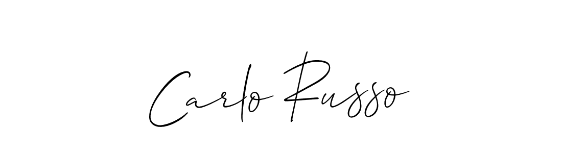 How to make Carlo Russo signature? Allison_Script is a professional autograph style. Create handwritten signature for Carlo Russo name. Carlo Russo signature style 2 images and pictures png