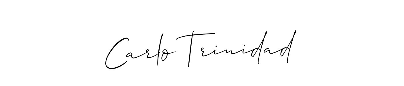 This is the best signature style for the Carlo Trinidad name. Also you like these signature font (Allison_Script). Mix name signature. Carlo Trinidad signature style 2 images and pictures png