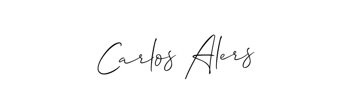 Also You can easily find your signature by using the search form. We will create Carlos Alers name handwritten signature images for you free of cost using Allison_Script sign style. Carlos Alers signature style 2 images and pictures png