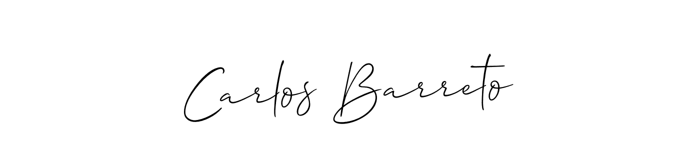 Use a signature maker to create a handwritten signature online. With this signature software, you can design (Allison_Script) your own signature for name Carlos Barreto. Carlos Barreto signature style 2 images and pictures png