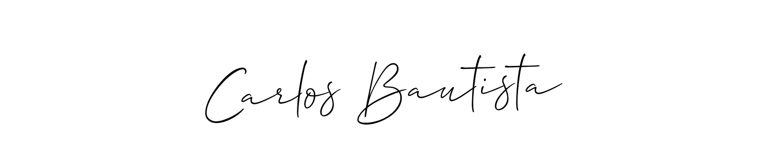 How to make Carlos Bautista signature? Allison_Script is a professional autograph style. Create handwritten signature for Carlos Bautista name. Carlos Bautista signature style 2 images and pictures png