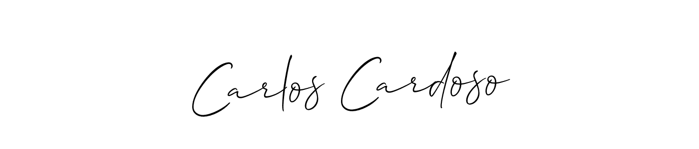 It looks lik you need a new signature style for name Carlos Cardoso. Design unique handwritten (Allison_Script) signature with our free signature maker in just a few clicks. Carlos Cardoso signature style 2 images and pictures png