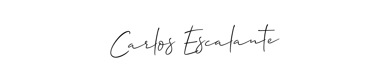 Here are the top 10 professional signature styles for the name Carlos Escalante. These are the best autograph styles you can use for your name. Carlos Escalante signature style 2 images and pictures png