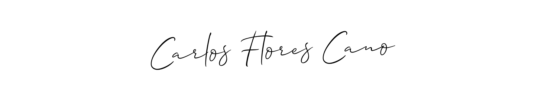 How to make Carlos Flores Cano signature? Allison_Script is a professional autograph style. Create handwritten signature for Carlos Flores Cano name. Carlos Flores Cano signature style 2 images and pictures png