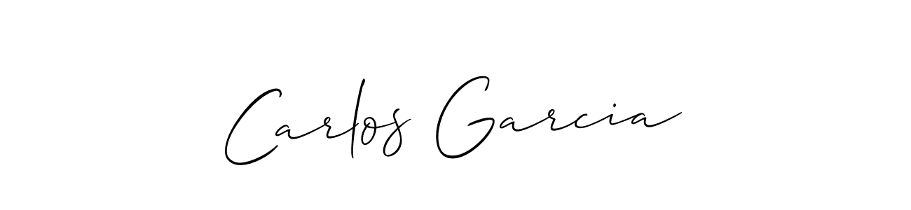 The best way (Allison_Script) to make a short signature is to pick only two or three words in your name. The name Carlos Garcia include a total of six letters. For converting this name. Carlos Garcia signature style 2 images and pictures png