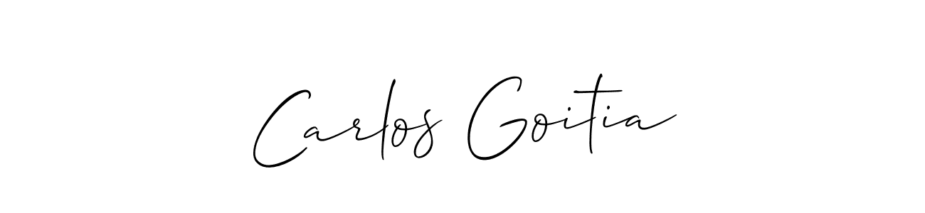 Similarly Allison_Script is the best handwritten signature design. Signature creator online .You can use it as an online autograph creator for name Carlos Goitia. Carlos Goitia signature style 2 images and pictures png