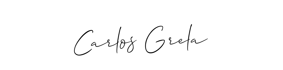 You can use this online signature creator to create a handwritten signature for the name Carlos Grela. This is the best online autograph maker. Carlos Grela signature style 2 images and pictures png