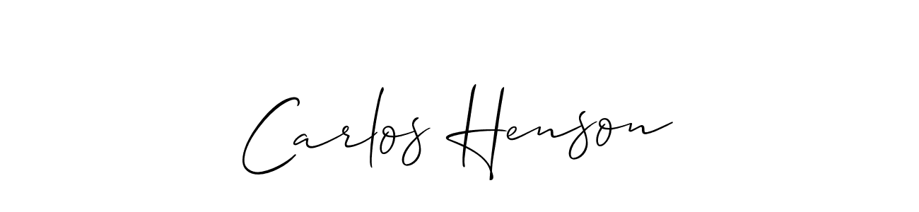 Also we have Carlos Henson name is the best signature style. Create professional handwritten signature collection using Allison_Script autograph style. Carlos Henson signature style 2 images and pictures png