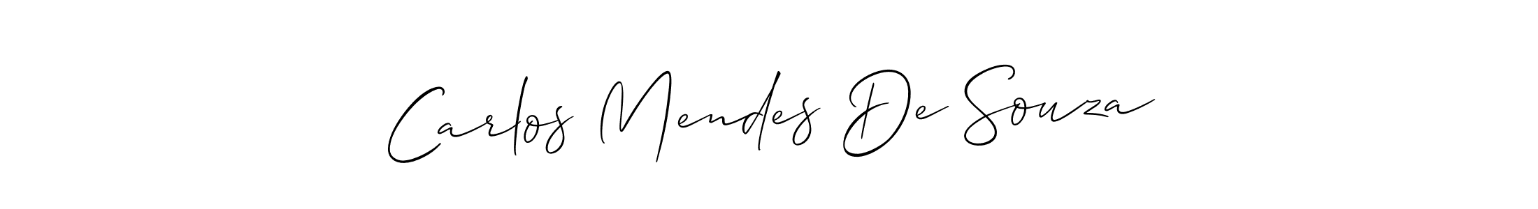 Also we have Carlos Mendes De Souza name is the best signature style. Create professional handwritten signature collection using Allison_Script autograph style. Carlos Mendes De Souza signature style 2 images and pictures png
