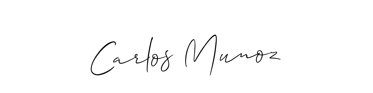 How to Draw Carlos Munoz signature style? Allison_Script is a latest design signature styles for name Carlos Munoz. Carlos Munoz signature style 2 images and pictures png