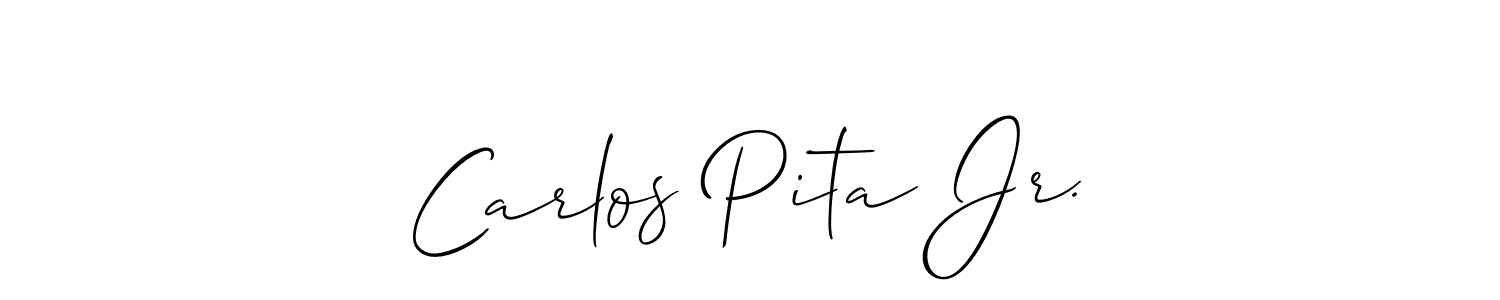 Once you've used our free online signature maker to create your best signature Allison_Script style, it's time to enjoy all of the benefits that Carlos Pita Jr. name signing documents. Carlos Pita Jr. signature style 2 images and pictures png