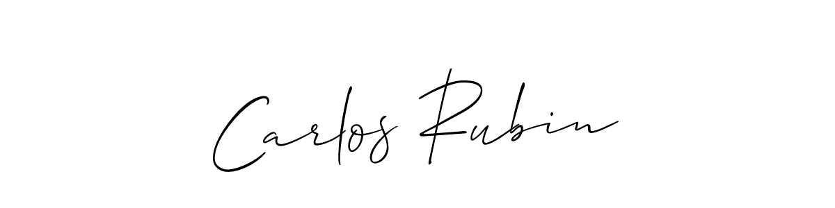 Also we have Carlos Rubin name is the best signature style. Create professional handwritten signature collection using Allison_Script autograph style. Carlos Rubin signature style 2 images and pictures png