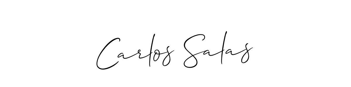 It looks lik you need a new signature style for name Carlos Salas. Design unique handwritten (Allison_Script) signature with our free signature maker in just a few clicks. Carlos Salas signature style 2 images and pictures png