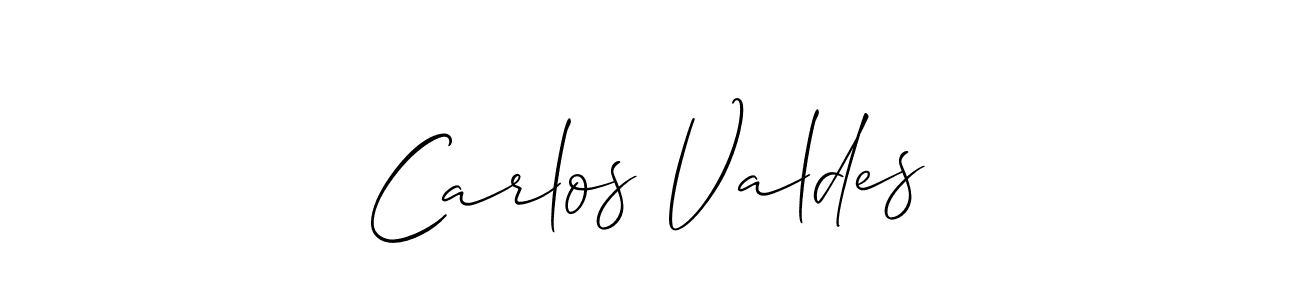 The best way (Allison_Script) to make a short signature is to pick only two or three words in your name. The name Carlos Valdes include a total of six letters. For converting this name. Carlos Valdes signature style 2 images and pictures png