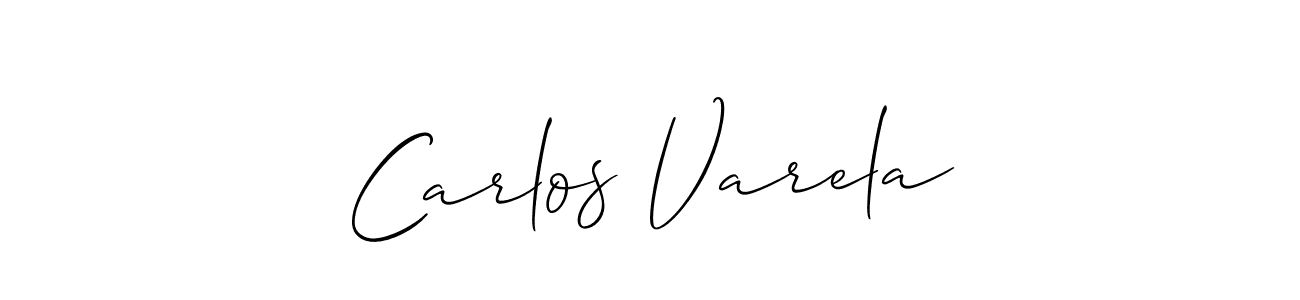 How to make Carlos Varela signature? Allison_Script is a professional autograph style. Create handwritten signature for Carlos Varela name. Carlos Varela signature style 2 images and pictures png