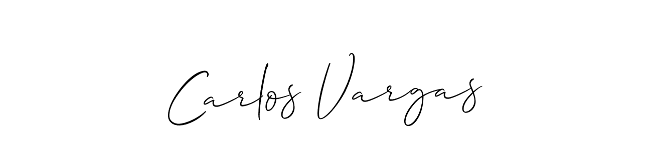Design your own signature with our free online signature maker. With this signature software, you can create a handwritten (Allison_Script) signature for name Carlos Vargas. Carlos Vargas signature style 2 images and pictures png