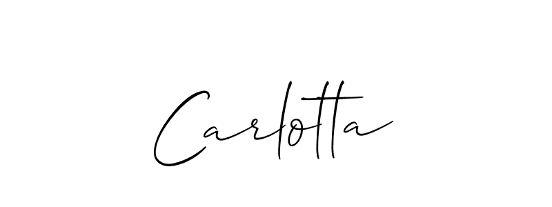 Make a short Carlotta signature style. Manage your documents anywhere anytime using Allison_Script. Create and add eSignatures, submit forms, share and send files easily. Carlotta signature style 2 images and pictures png