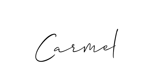 Best and Professional Signature Style for Carmel. Allison_Script Best Signature Style Collection. Carmel signature style 2 images and pictures png