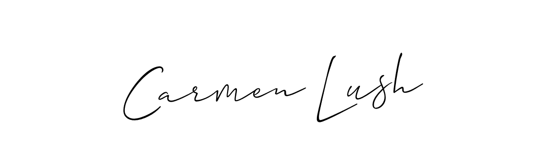 Similarly Allison_Script is the best handwritten signature design. Signature creator online .You can use it as an online autograph creator for name Carmen Lush. Carmen Lush signature style 2 images and pictures png