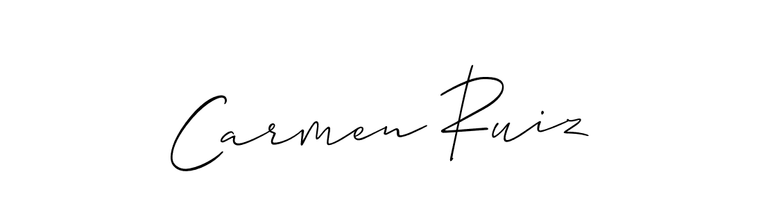 Make a beautiful signature design for name Carmen Ruiz. Use this online signature maker to create a handwritten signature for free. Carmen Ruiz signature style 2 images and pictures png