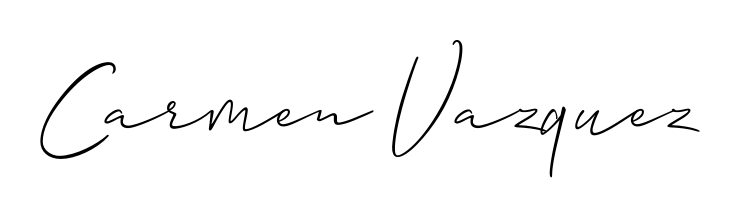 Turn your name Carmen Vazquez into a signature brand with Allison_Script styling. Download in standard PNG or transparent format anytime. Carmen Vazquez signature style 2 images and pictures png