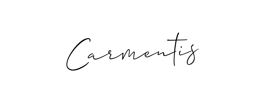 Similarly Allison_Script is the best handwritten signature design. Signature creator online .You can use it as an online autograph creator for name Carmentis. Carmentis signature style 2 images and pictures png