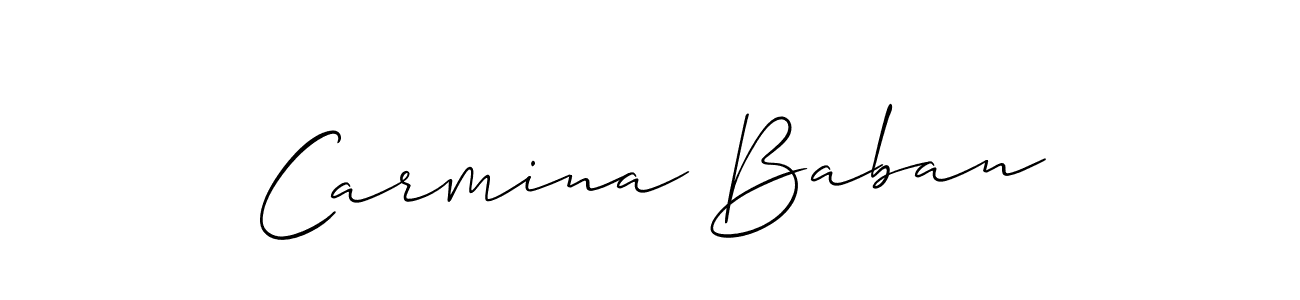 Similarly Allison_Script is the best handwritten signature design. Signature creator online .You can use it as an online autograph creator for name Carmina Baban. Carmina Baban signature style 2 images and pictures png