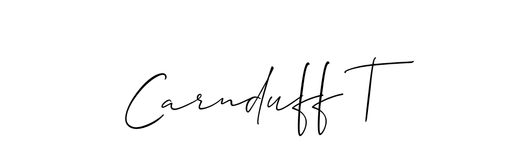 Carnduff T stylish signature style. Best Handwritten Sign (Allison_Script) for my name. Handwritten Signature Collection Ideas for my name Carnduff T. Carnduff T signature style 2 images and pictures png