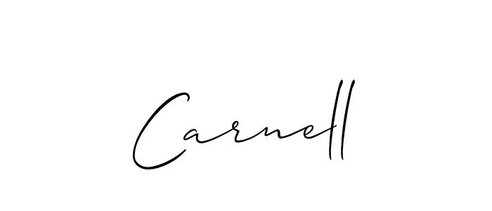 Best and Professional Signature Style for Carnell. Allison_Script Best Signature Style Collection. Carnell signature style 2 images and pictures png