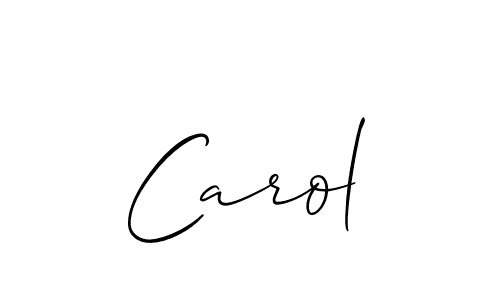 if you are searching for the best signature style for your name Carol. so please give up your signature search. here we have designed multiple signature styles  using Allison_Script. Carol signature style 2 images and pictures png