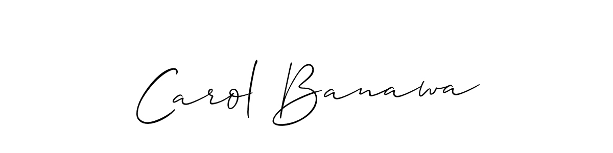 Carol Banawa stylish signature style. Best Handwritten Sign (Allison_Script) for my name. Handwritten Signature Collection Ideas for my name Carol Banawa. Carol Banawa signature style 2 images and pictures png