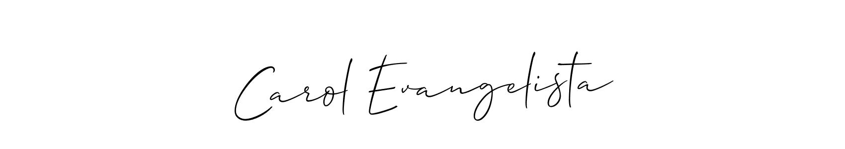 Best and Professional Signature Style for Carol Evangelista. Allison_Script Best Signature Style Collection. Carol Evangelista signature style 2 images and pictures png