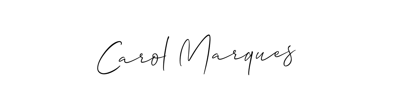Also we have Carol Marques name is the best signature style. Create professional handwritten signature collection using Allison_Script autograph style. Carol Marques signature style 2 images and pictures png