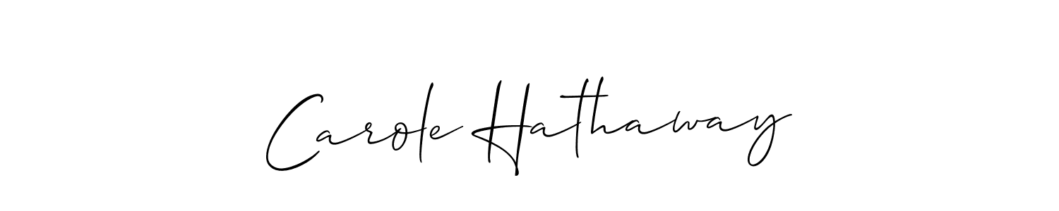 Make a beautiful signature design for name Carole Hathaway. Use this online signature maker to create a handwritten signature for free. Carole Hathaway signature style 2 images and pictures png