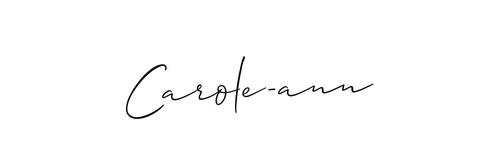 You can use this online signature creator to create a handwritten signature for the name Carole-ann. This is the best online autograph maker. Carole-ann signature style 2 images and pictures png