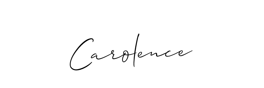 Make a short Carolence signature style. Manage your documents anywhere anytime using Allison_Script. Create and add eSignatures, submit forms, share and send files easily. Carolence signature style 2 images and pictures png