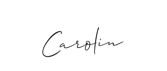 Check out images of Autograph of Carolin name. Actor Carolin Signature Style. Allison_Script is a professional sign style online. Carolin signature style 2 images and pictures png