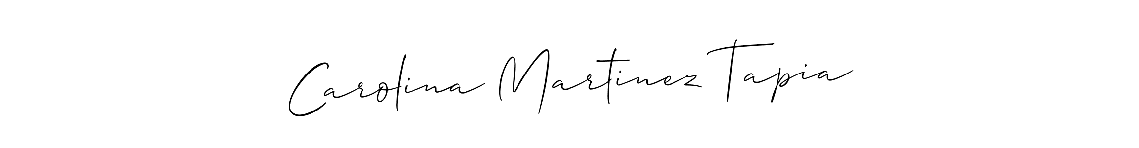 Use a signature maker to create a handwritten signature online. With this signature software, you can design (Allison_Script) your own signature for name Carolina Martinez Tapia. Carolina Martinez Tapia signature style 2 images and pictures png
