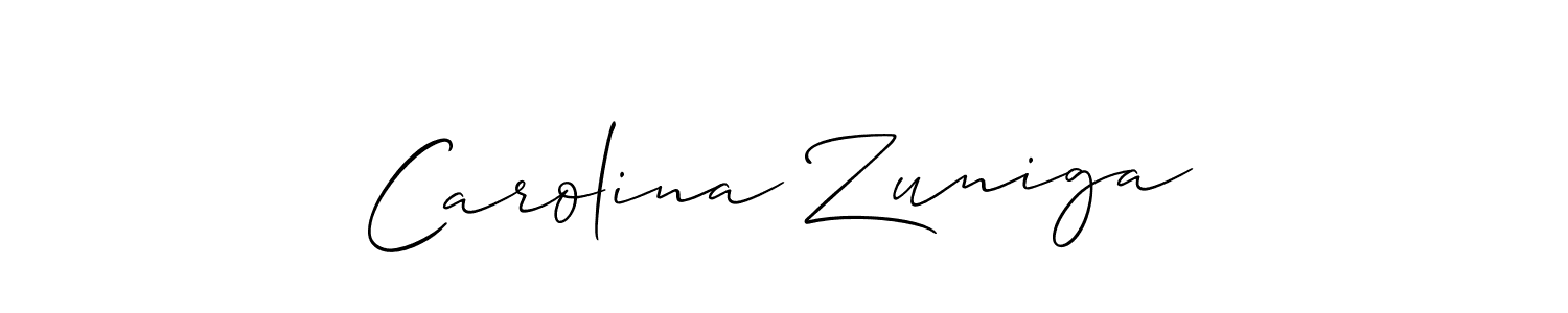 See photos of Carolina Zuniga official signature by Spectra . Check more albums & portfolios. Read reviews & check more about Allison_Script font. Carolina Zuniga signature style 2 images and pictures png