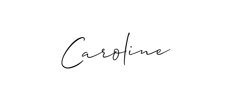 Best and Professional Signature Style for Caroline. Allison_Script Best Signature Style Collection. Caroline signature style 2 images and pictures png