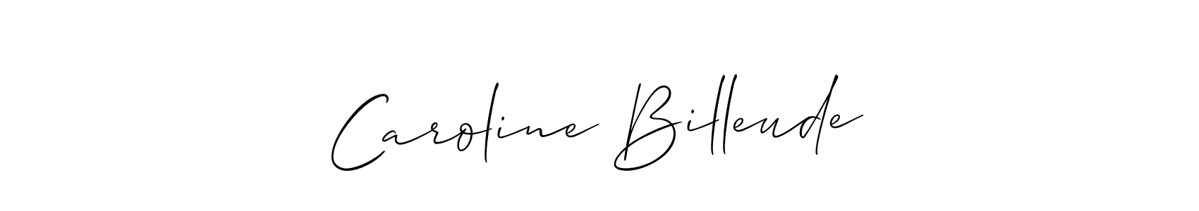 if you are searching for the best signature style for your name Caroline Billeude. so please give up your signature search. here we have designed multiple signature styles  using Allison_Script. Caroline Billeude signature style 2 images and pictures png