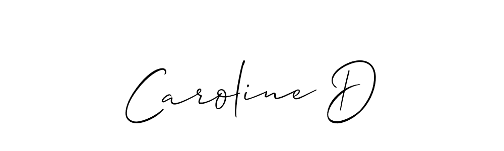 Make a beautiful signature design for name Caroline D. Use this online signature maker to create a handwritten signature for free. Caroline D signature style 2 images and pictures png