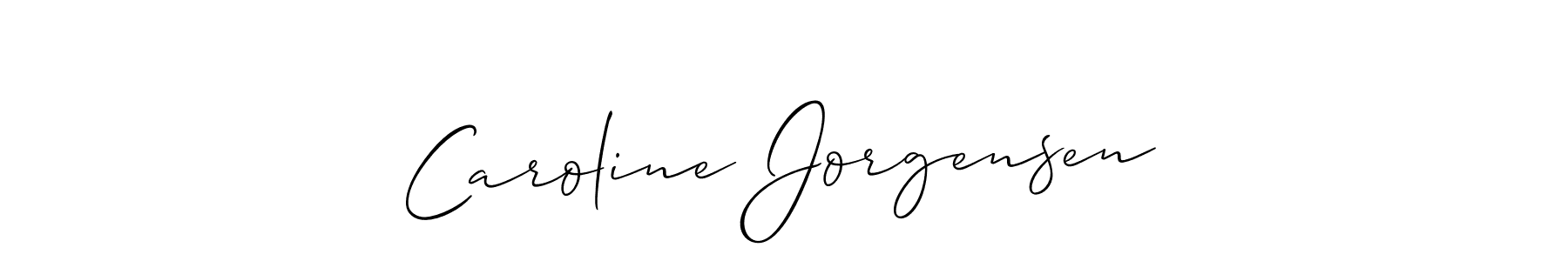 See photos of Caroline Jorgensen official signature by Spectra . Check more albums & portfolios. Read reviews & check more about Allison_Script font. Caroline Jorgensen signature style 2 images and pictures png