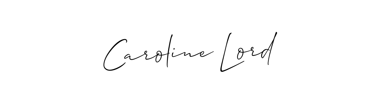 Also we have Caroline Lord name is the best signature style. Create professional handwritten signature collection using Allison_Script autograph style. Caroline Lord signature style 2 images and pictures png