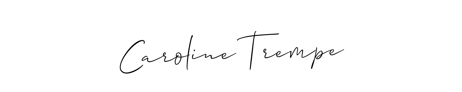 Create a beautiful signature design for name Caroline Trempe. With this signature (Allison_Script) fonts, you can make a handwritten signature for free. Caroline Trempe signature style 2 images and pictures png
