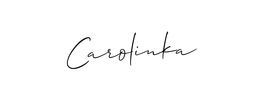 See photos of Carolinka official signature by Spectra . Check more albums & portfolios. Read reviews & check more about Allison_Script font. Carolinka signature style 2 images and pictures png