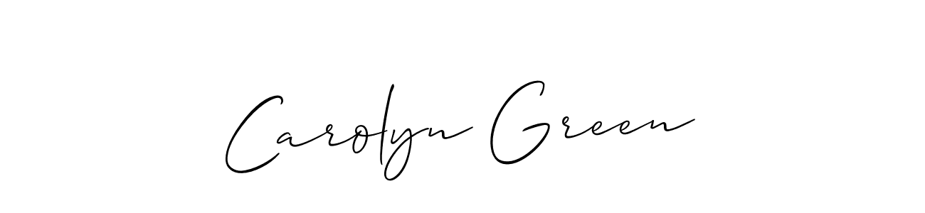 if you are searching for the best signature style for your name Carolyn Green. so please give up your signature search. here we have designed multiple signature styles  using Allison_Script. Carolyn Green signature style 2 images and pictures png